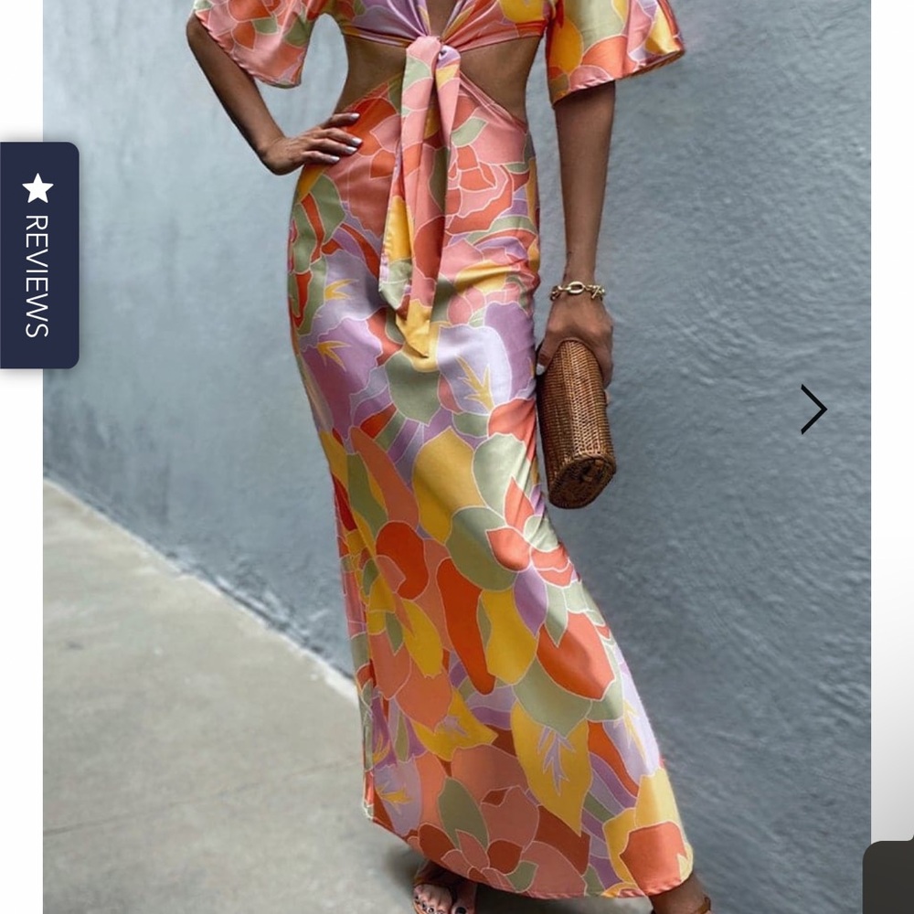 Runaway the label - silky midi dress - sage - new with tags!